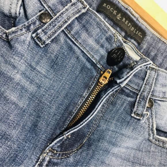 ROCK & REPUBLIC Kasandra Wide Leg Jeans Size 6 - Picture 9 of 10